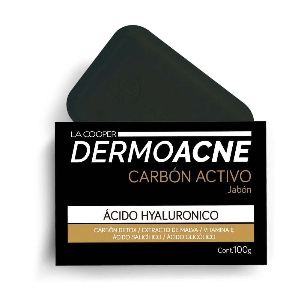DERMOACNE - JABON CARBON ACTIVO