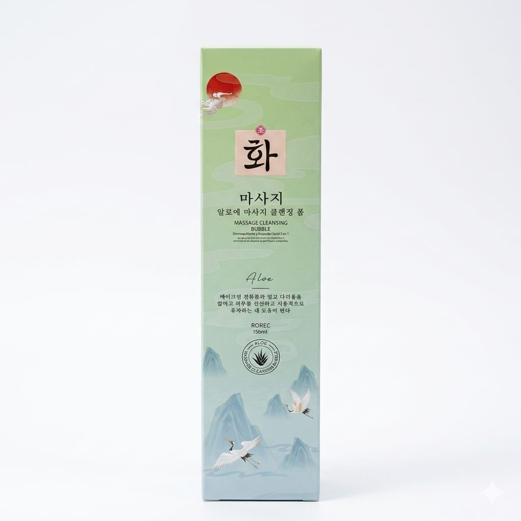 MASSAGE CLEANSING BUBBLE ALOE ROREC