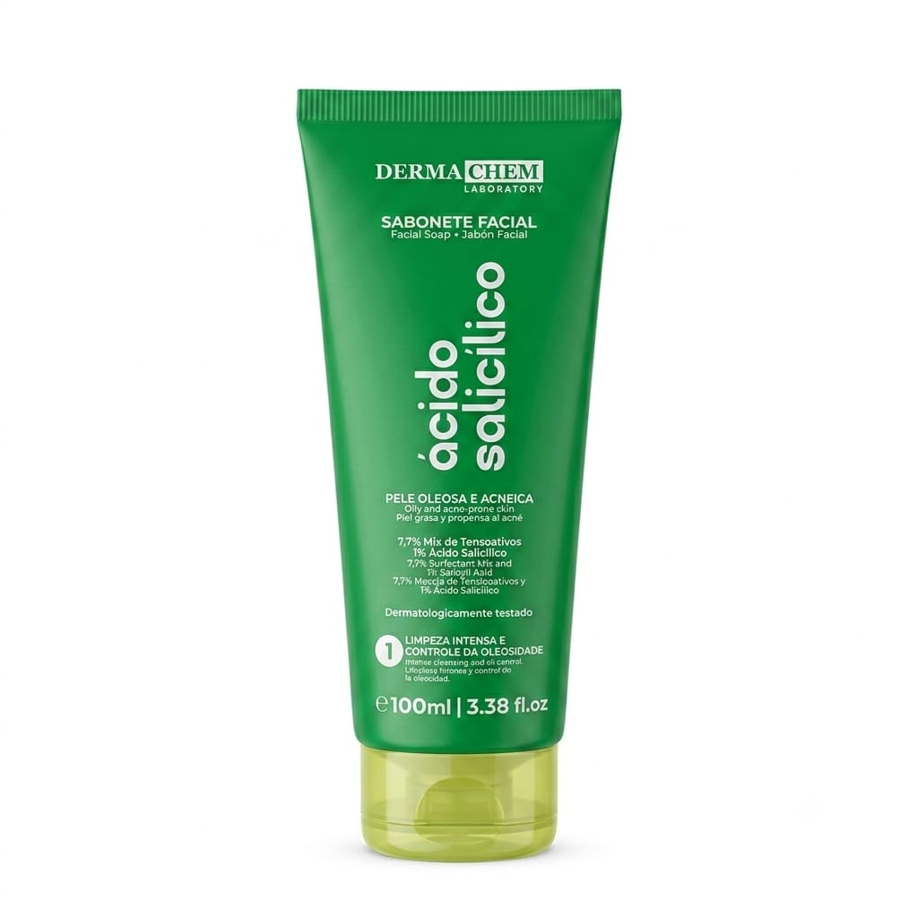 DERMACHEM - SABONETE FACIAL ACIDO SALICILICO SECATIVO