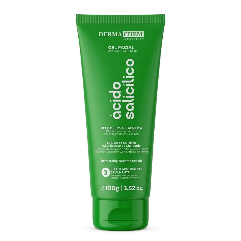 DERMACHEM - GEL FACIAL ACIDO SALICILICO SECATIVO