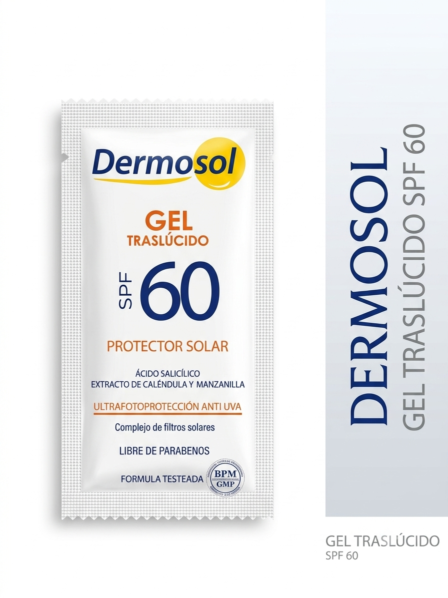 DERMOSOL - BLOQUEADOR GEL TRASLUCIDO SACHET
